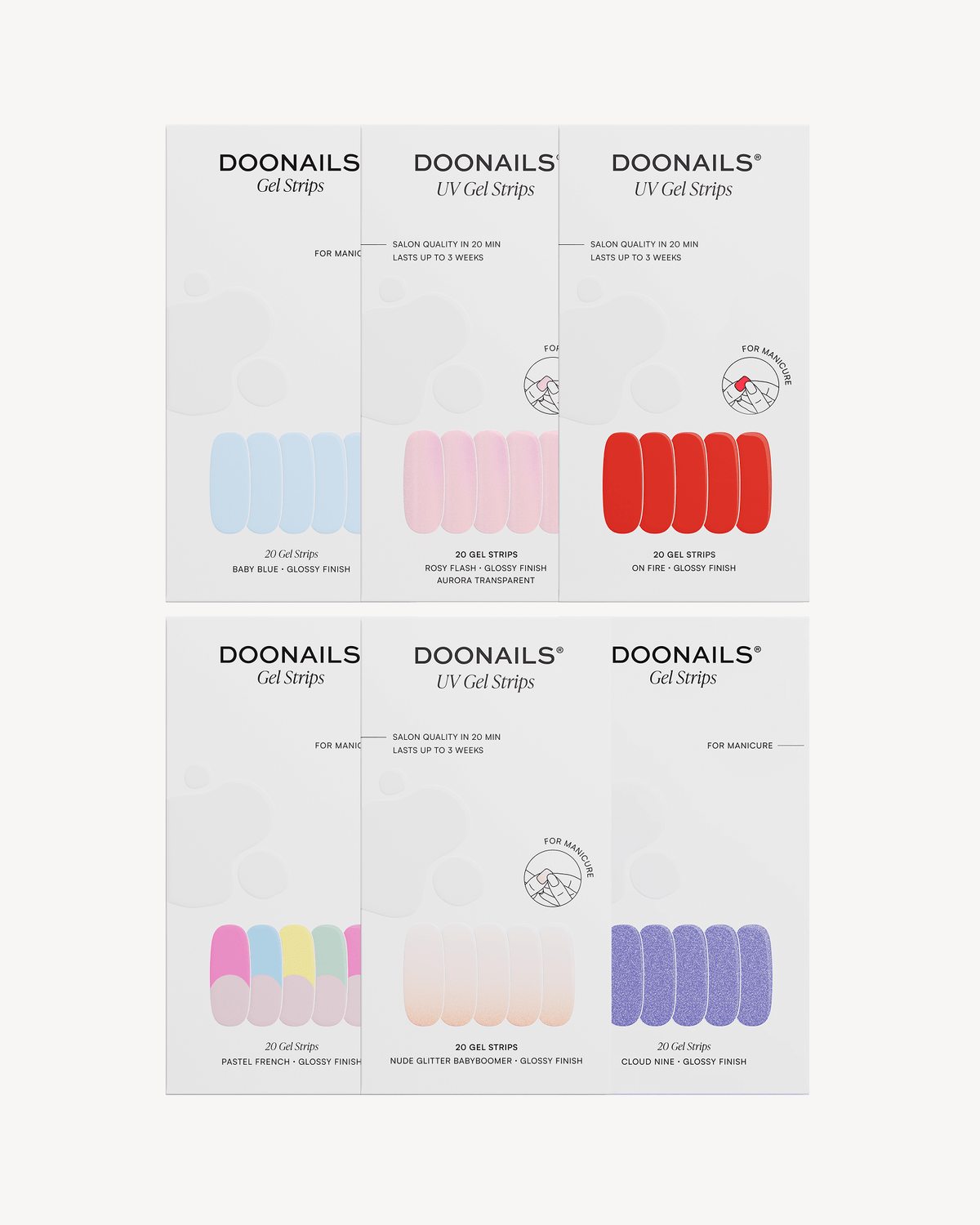 Refill Set - Gel Strips - Doonails US