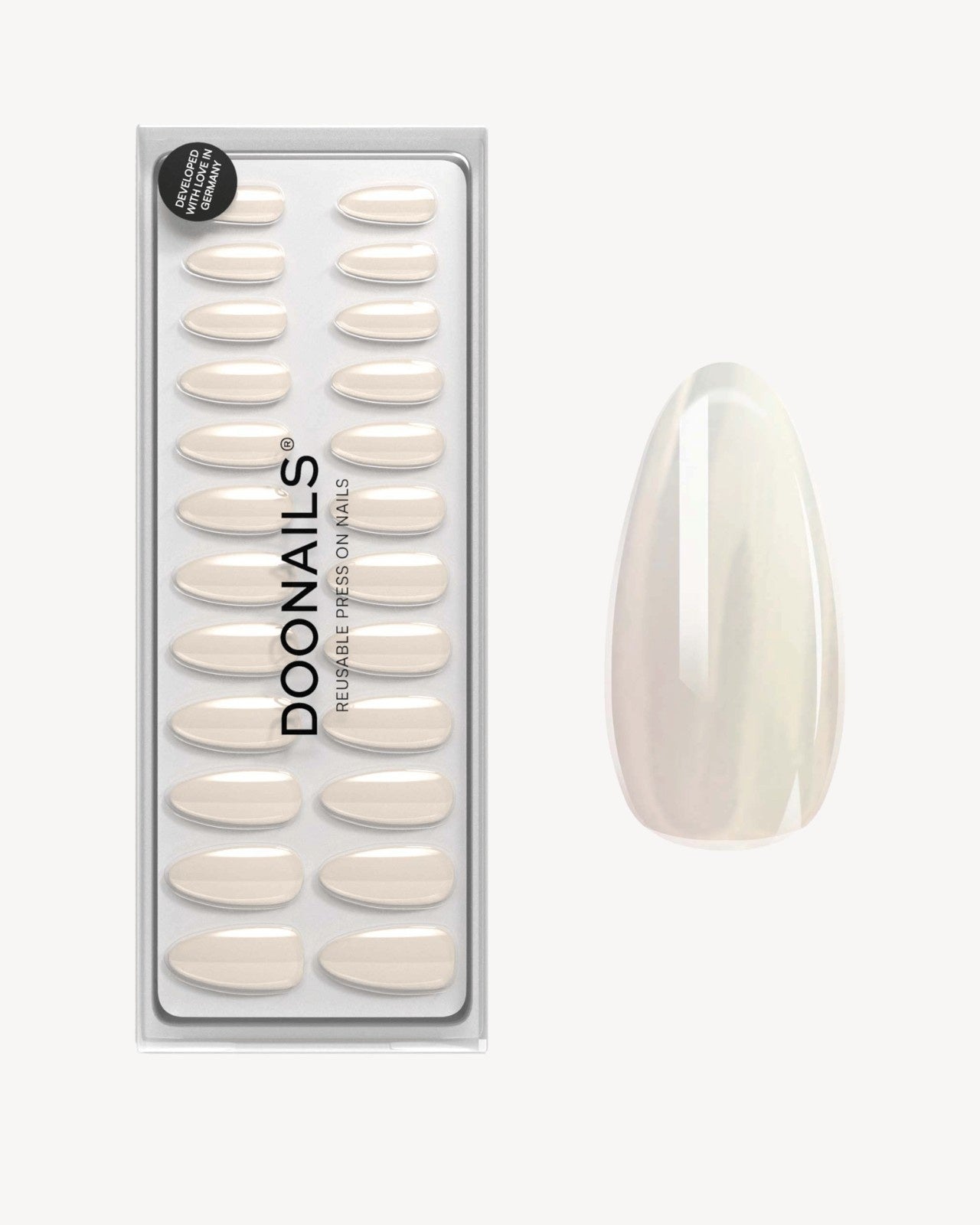 Toffee Medium Almond Soft Gel Press Ons - Doonails US
